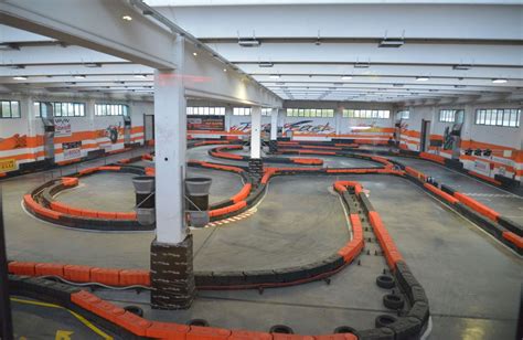 Indoor race track - Most places that have indoor tracks are exclusive go karting businesses with some additional perks like axe throwing or video games. You may see some common big box brand karting tracks in your vicinity …